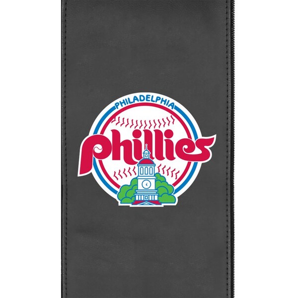 Dreamseat Bar Stool 500 with Philadelphia Phillies Cooperstown Primary, 2PK - XZ500BSDBLK-PSCOOP0075A
