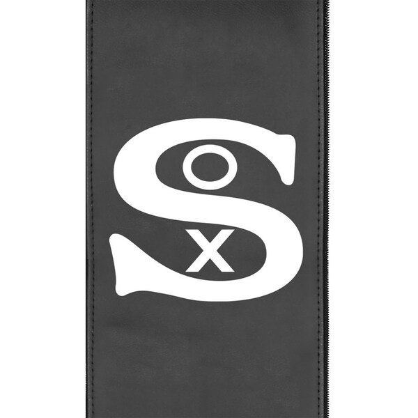 Dreamseat Bar Stool 500 with Chicago White Sox Cooperstown Primary, 2PK - XZ500BSDBLK-PSCOOP0135A