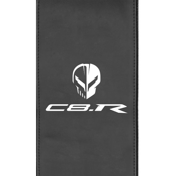 Dreamseat Swivel Bar Stool 2000 with C8R Jake White Logo - XZ2000BSSBLK-PSGMC61120