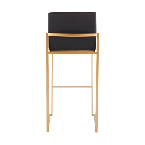 Lumisource Fuji High Back Barstool - Set of 2 PR - B30-FUJIHB AUBK2