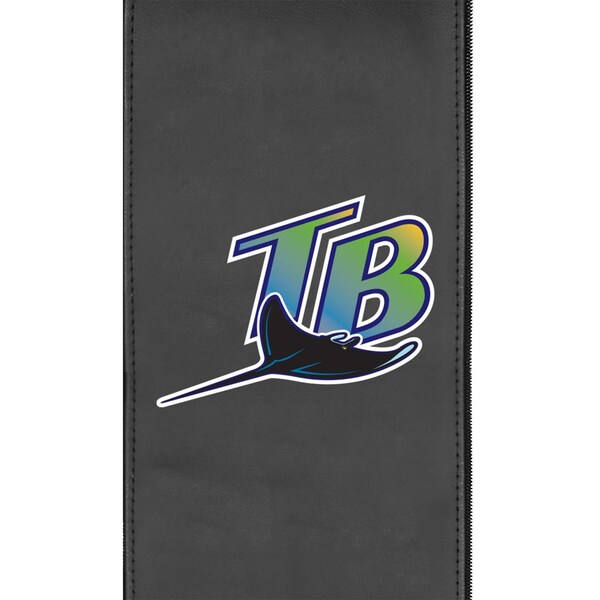 Dreamseat Bar Stool 500 with Tampa Bay Rays Cooperstown Secondary, 2PK - XZ500BSDBLK-PSCOOP0106A
