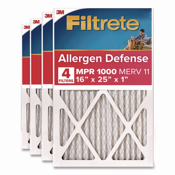 Filtrete Allergen Defense Air Filter, 16 x 25, 4PK - 9801-4CA