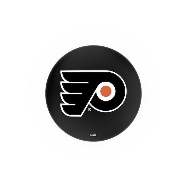 Holland Bar Stool Co 30" Blk Wrinkle Philadelphia Flyers Swivel Bar Stool, Accent Ring - L8B2B30PHIFLY-B