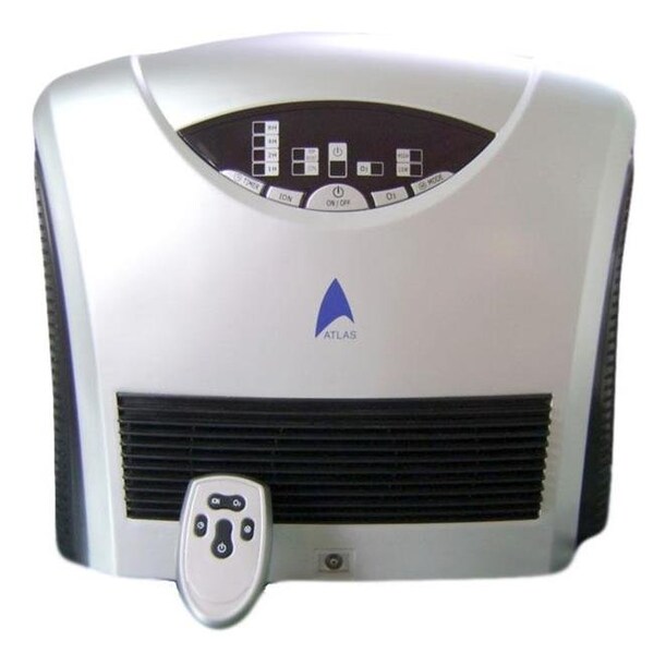 Atlas Ozonator Dual (Hepa and Active Carbon Filter) Air Purifier with UVC Lamp and Remote Control (D) 1 Year Warranty! - ATL9079D