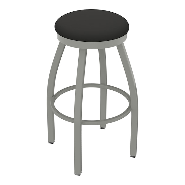 Holland Bar Stool Co 30" Swivel Bar Stool, Nickel Finish, Canter Iron Seat - 80230AN008