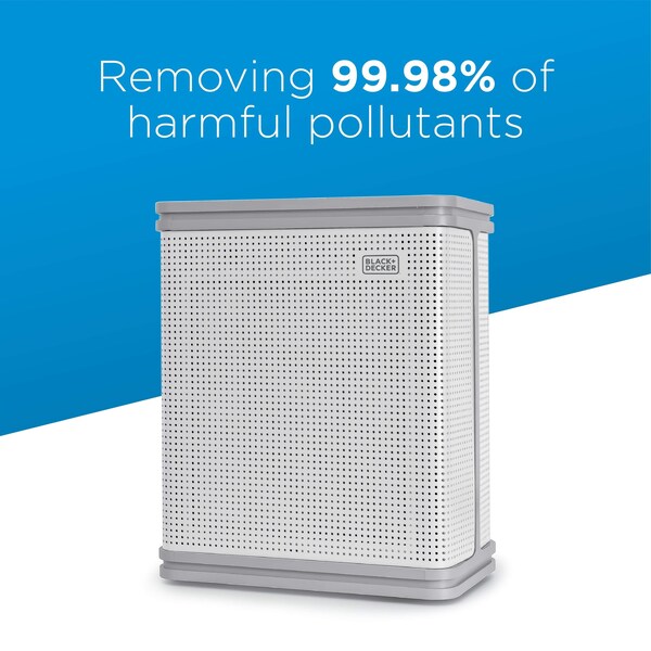Black & Decker Replacement Air Purifier Filter BLACK + DECKER, Dual HEPA & Activated Carbon Filter, BAPUV250 - AF4