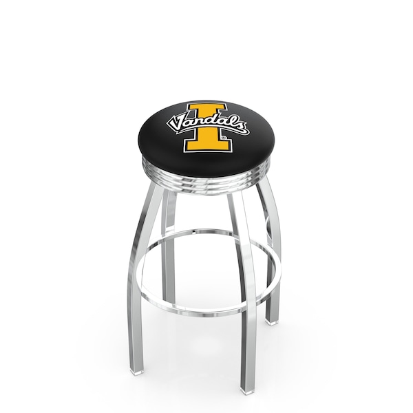 Holland Bar Stool Co 30" Chrome Idaho Swivel Bar Stool, Accent Ring - L8C3C30IDAHOU