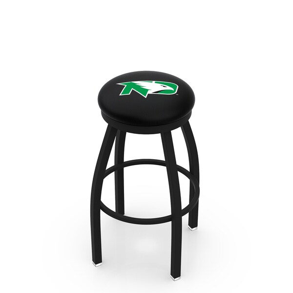 Holland Bar Stool Co 30" Blk Wrinkle North Dakota Swivel Bar Stool, Accent Ring - L8B2B30NORDAK