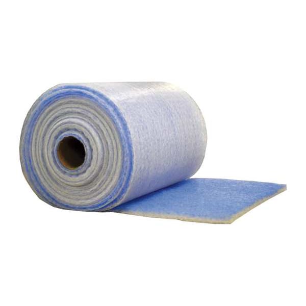 Zoro Select 57 in x 65 ft x 1 in Polyester Air Filter Roll, MERV 5, White (Formerly Air Handler) - 30PT36