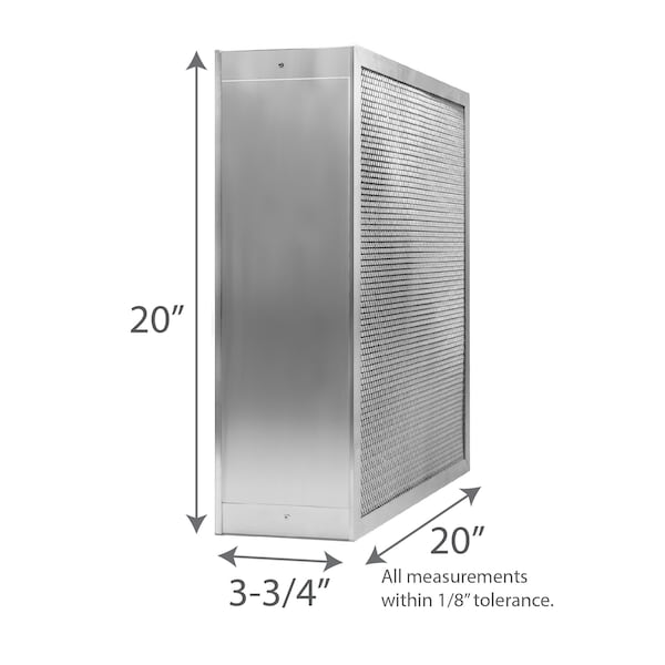 Air-Care 20"x20"x4" Wide Body Washable Permanent Furnace Filters - ESS20204