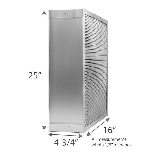 Air-Care 16"x25"x5" Wide Body Washable Permanent Furnace Filters - ESS16255