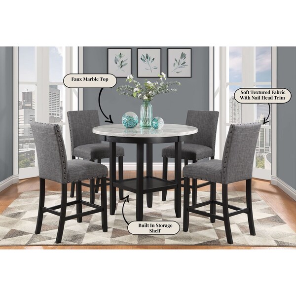 Global Furniture Usa Transitional Fabric D1622 Bar Stool - 2172