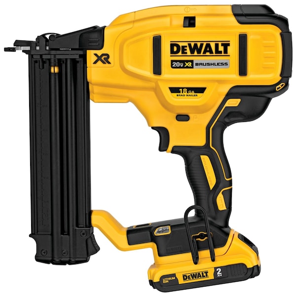 Dewalt 20V MAX* XR(R) 18 GA Cordless Brad Nailer Kit - DCN680D1