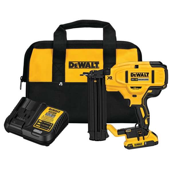 Dewalt 20V MAX* XR(R) 18 GA Cordless Brad Nailer Kit - DCN680D1