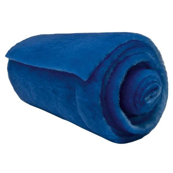 Zoro Select 24 in x 85 ft x 2 in Fiberglass Air Filter Roll, MERV 5, Blue/White (Formerly Air Handler) - 6U593