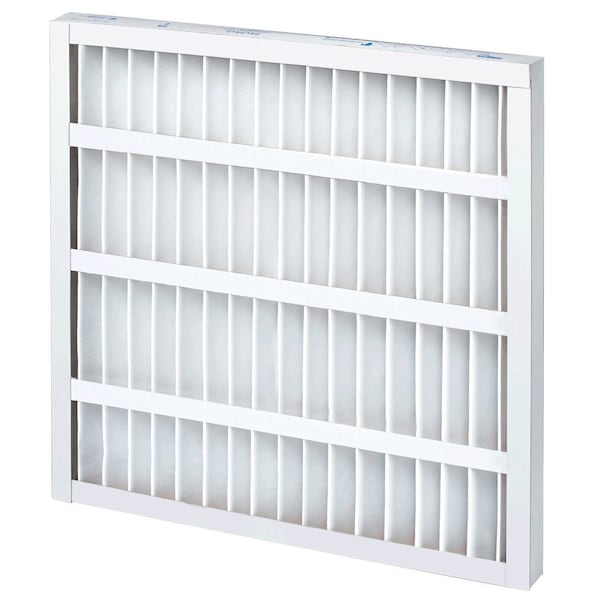 Global Industrial 20x20x2 Pleated Air Filter, Standard Capacity, Self Supported, MERV 8 - B2308758