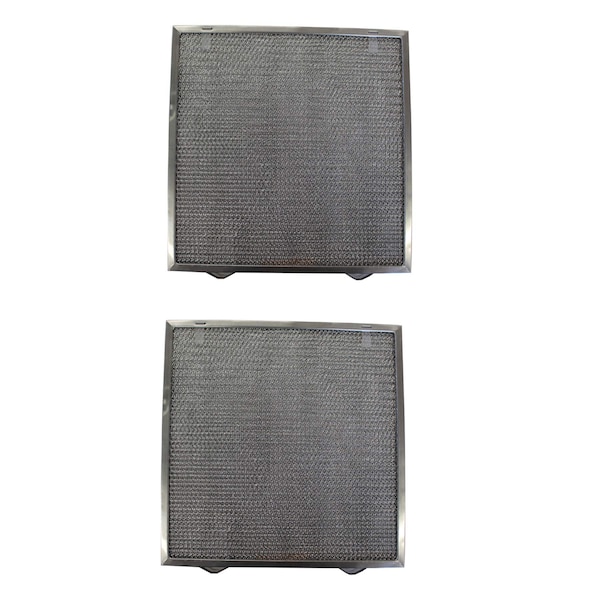 Duraflow Filtration Filters for Broan S97017415, G-8193, -13-3/4 X 14 X 3/8, PK2 - A60463- 2 PACK