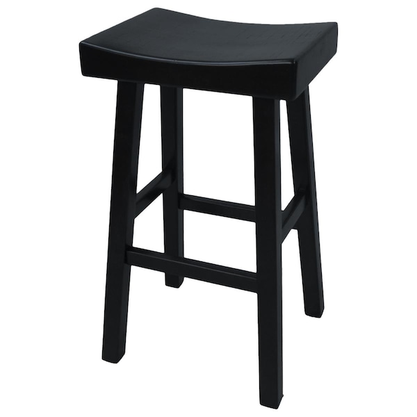 Carolina Cottage 30 in. Colborn Bar Stool Antique Blac - 548-30AB