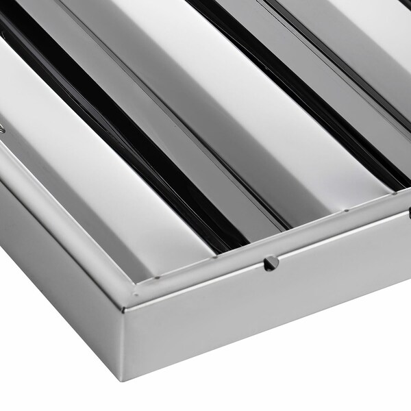 Amgood 16 in. x 20 in. x 2 in.  Stainless Steel Hood Filter, 6PK - SSHF-1620-6PK-Z