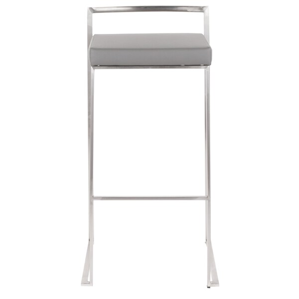 Lumisource Fuji Stacker Barstool - Set of 2 PR - B30-FUJI GY2