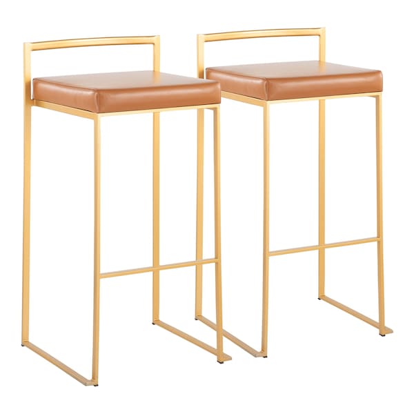 Lumisource Fuji Stacker Barstool - Set of 2 PR - B30-FUJI AUCAM2