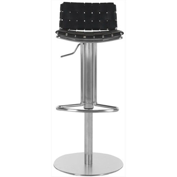 Safavieh Frank Gas Lift Black Barstool - FOX3000B