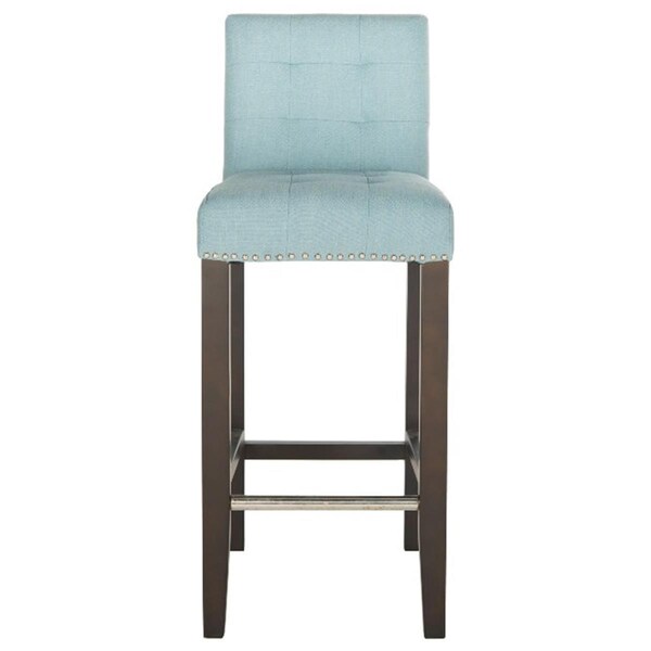 Safavieh Thompson Barstool- Sky Blue - 40.6 x 20.1 x 16.7 in. - MCR4505G