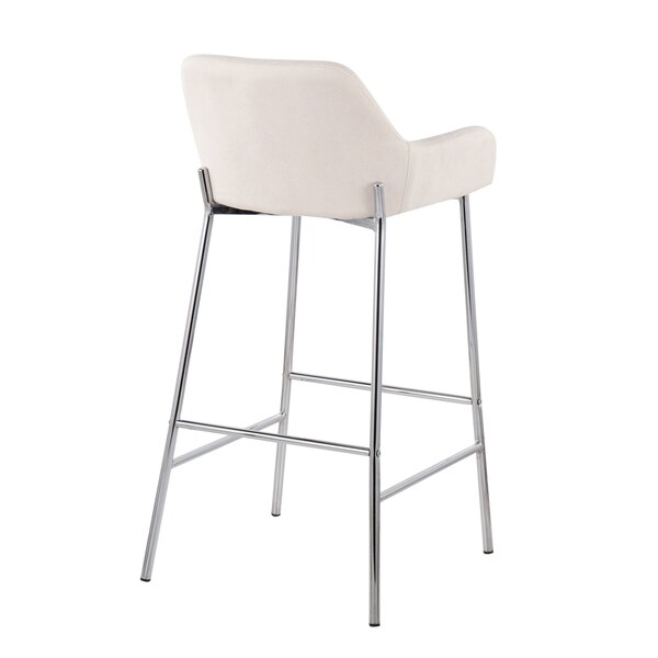 Lumisource Daniella Fixed-Height Bar Stool - Set of 2 PR - B30-DNLA2 CHRMCR2