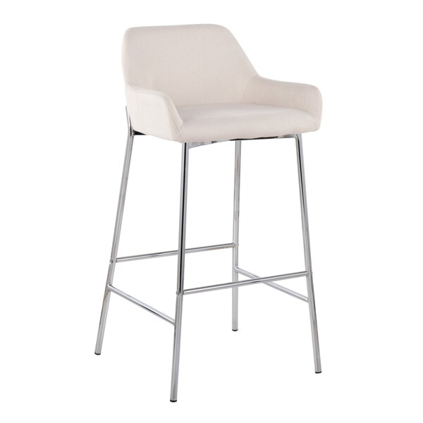 Lumisource Daniella Fixed-Height Bar Stool - Set of 2 PR - B30-DNLA2 CHRMCR2
