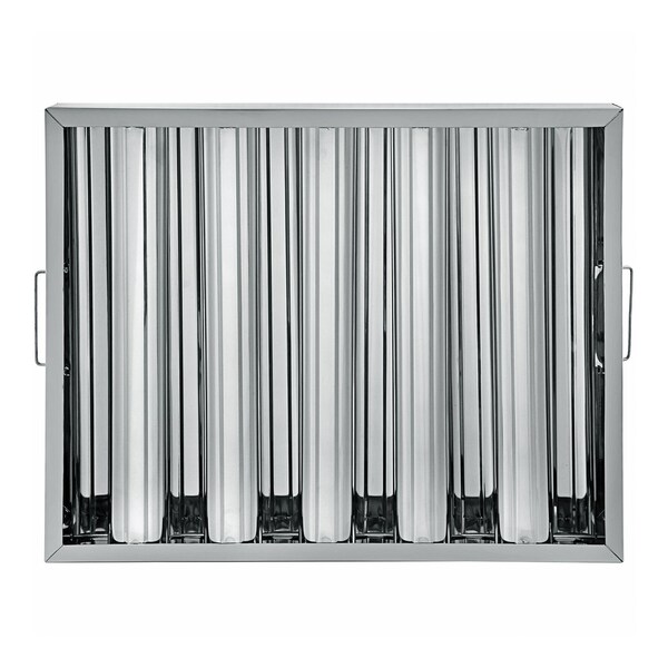 Amgood 20 in. x 16 in. x 2 in.  Stainless Steel Hood Filter, 2PK - SSHF-2016-2PK-Z