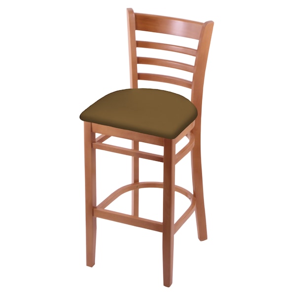 Holland Bar Stool Co 30" Bar Stool, Medium Finish, Canter Saddle Seat - 314030MED012