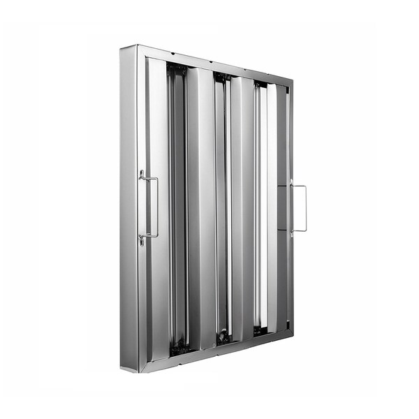 Amgood 16 in. x 20 in. x 2 in.  Stainless Steel Hood Filter, 2PK - SSHF-1620-2PK-Z