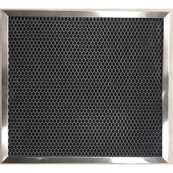 Duraflow Filtration Activated Carbon Range Hood Filter - 8 x 9 1/2 x 5/16 - 1 Pack - CF2206