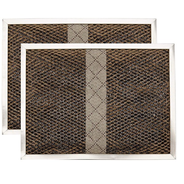 Duraflow Filtration Replacement Filter for Broan/NuTone LL62F;8-7/16X11-1/4X3/8 (2-Pack - CF3252 (2-PACK)