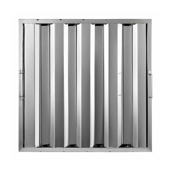 Amgood 20 in. x 20 in. x 2 in.  Stainless Steel Hood Filter, 2PK - SSHF-2020-2PK-Z
