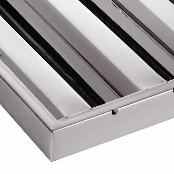 Amgood 16 in. x 16 in. x 2 in. Stainless Steel Hood Filter, 2PK - SSHF-1616-2PK-Z