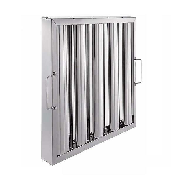 Amgood 16 in. x 16 in. x 2 in. Stainless Steel Hood Filter, 2PK - SSHF-1616-2PK-Z