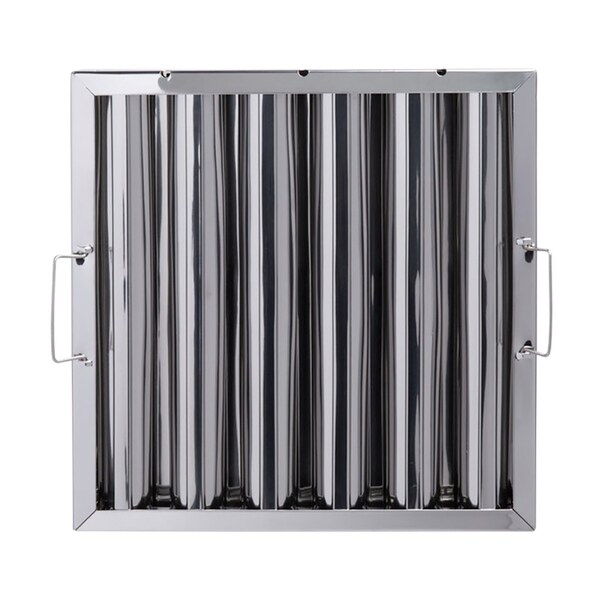 Amgood 16 in. x 16 in. x 2 in. Stainless Steel Hood Filter, 2PK - SSHF-1616-2PK-Z