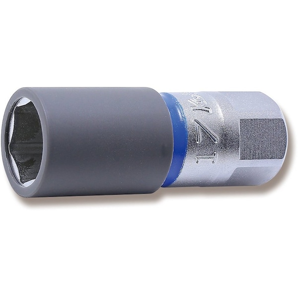 Ko-Ken Wheel Nut Socket 17mm Extra Thin walled 65mm Color coded Protector 1/2 Sq. Drive - 4300PMZ.65-17