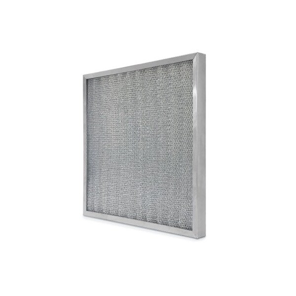 American Metal Filter 20 x 25 x 1 Nominal Washable 304 Stainless Steel HVAC Metal Mesh Air Filter - HIS102025