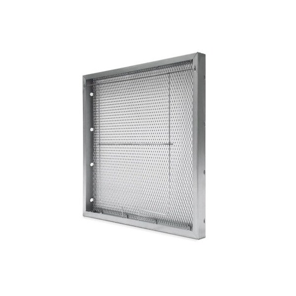 American Metal Filter 12 X 24 X 1 Nominal Galvanized Steel Filter Media Pad-Holding Frame With Retainer Gate - HPOG101224