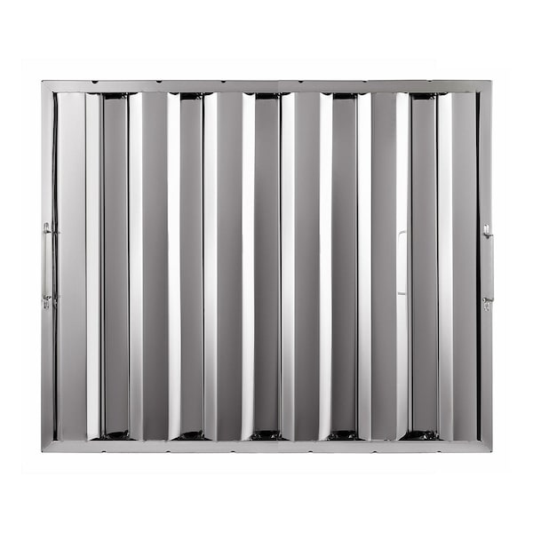 Amgood 25 in. x 20 in. x 2 in.  Stainless Steel Hood Filter, 6PK - SSHF-2520-6PK-Z