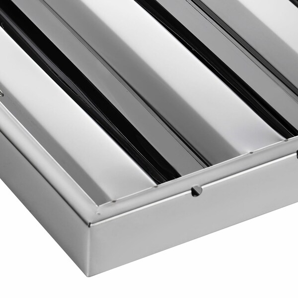 Amgood 25 in. x 20 in. x 2 in.  Stainless Steel Hood Filter, 6PK - SSHF-2520-6PK-Z