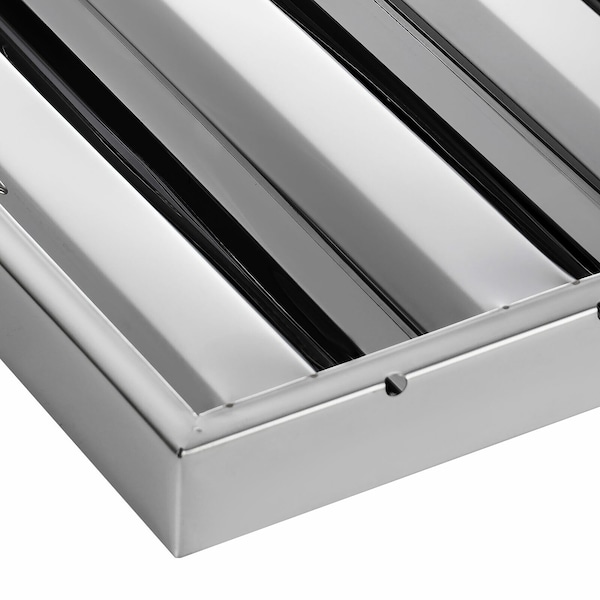 Amgood 20 in. x 20 in. x 2 in. Stainless Steel Hood Filter, 6PK - SSHF-2020-6PK-Z