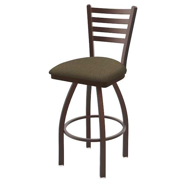 Holland Bar Stool Co 30" Swivel Bar Stool, Bronze Finish, Graph Cork Seat - 41030BZ017