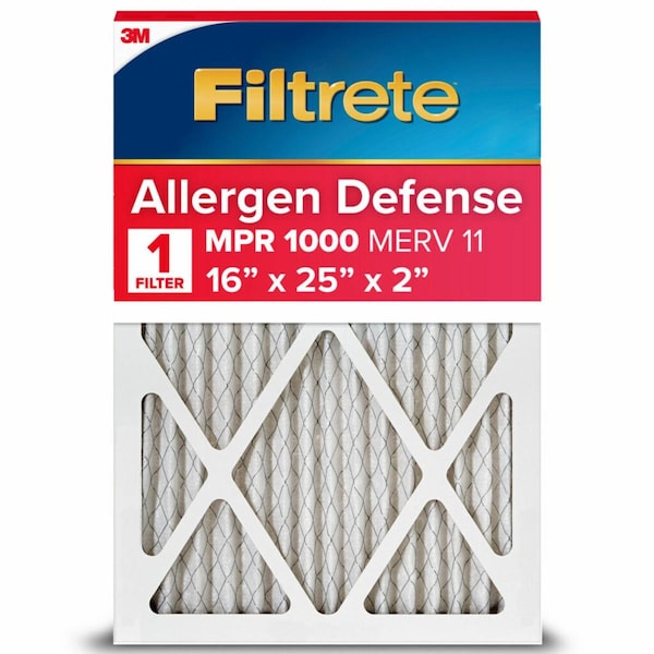 3M 16x25x2 1000MPR Filtrete Pleated Air Filter - NADP01-2IN-4