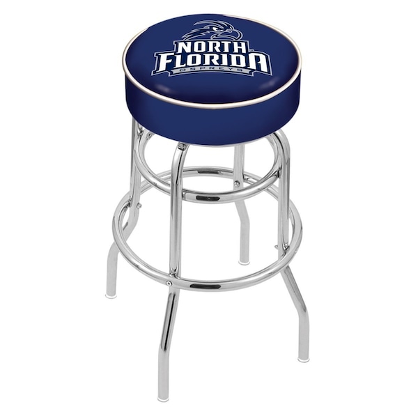 Holland Bar Stool Co 30" North Florida Cushion Seat, 2-Ring Chrome Swivel Bar Stool - L7C130NORFLA