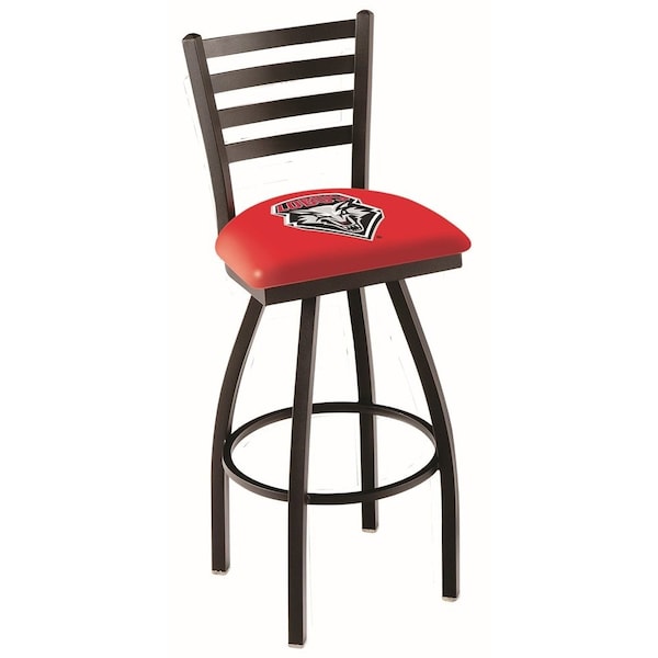 Holland Bar Stool Co 30" Blk Wrinkle New Mexico Swivel Bar Stool, Ladder Back - L01430NEWMEX