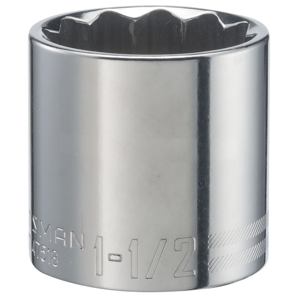 Craftsman Sockets, 1/2" Drive 1-1/2" 12 Point SAE - CMMT47518