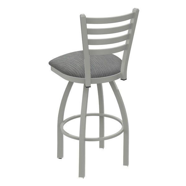 Holland Bar Stool Co 30" Swivel Bar Stool, Nickel Finish, Graph Seat - 41030AN020